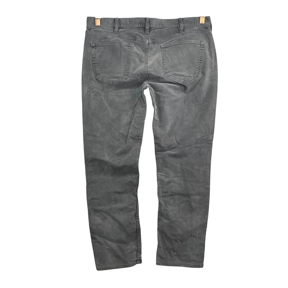 Banana Republic Traveler Pants Mens 38x27 Grey‎ Skinny Fit Cotton Blend Casual